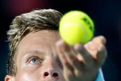 Tomáš Berdych na turnaji v Dubaji