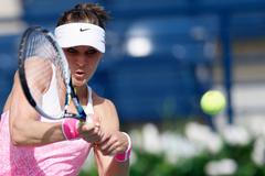 Lucie Šafářová na turnaji v Dubaji 2015