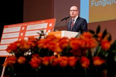 Bohuslav Sobotka zahajuje sjezd ČSSD