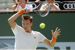 Tomáš Berdych na turnaji v Indian Wells 2015