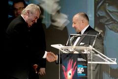 Miloš Zeman a Moše Kantor