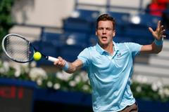 Tomáš Berdych na turnaji v Dubaji 2015