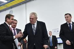 Miloš Zeman ve firmě Kamax