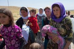 Irák - jezídové - irácko-syrská hranice