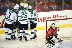 NHL: Dallas Stars at Calgary Flames
