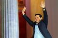 Radost vítěze. Šéf Syrizy Alexis Tsipras.