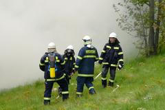 Hasiči, nehoda, ilustrační foto