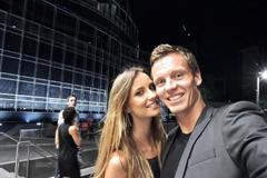 Ester Sátorová a Tomáš Berdych