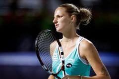 Karolína Plíškova ve finále turnaje v Dubaji 2015