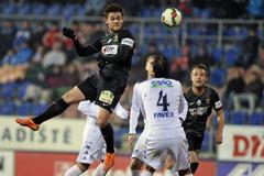 Slovácko - Jablonec (hostující Valerijs Šabala v akci)