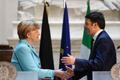 Italský premiér Renzi a německá kancléřka Merkelová