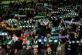 Fanoušci Celticu před zápasem