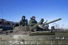 Separatisté z Doněcké lidové republiky.