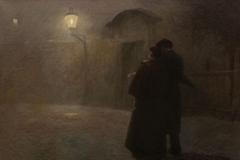 Obraz malíře Jakuba Schikanedera Na Kampě (Milenci)