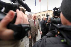 Miloš Zeman při návštěvě Královéhradeckého kraje