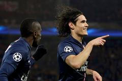LM, PSG-Chelsea: Blaise Matuidil a  Edinson Cavani slaví gól