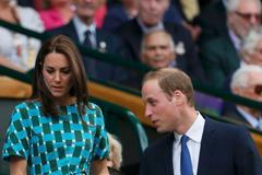 Princ William a jeho žena Catherine na Wimbledonu 2014