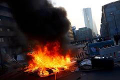 Frankfurt nad Mohanem - demonstrace proti ECB