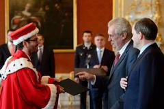 Prezident Zeman jmenuje rektorem ústecké univerzity Martina Baleje