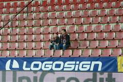Pohár ČMFS: Sparta-Jablonec: prázdné tribuny