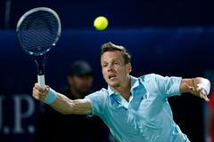 Tomáš Berdych na turnaji v Dubaji