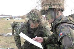 Vojenské cvičení ve Vyškově