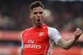 Olivier Giroud slaví gól Arsenalu
