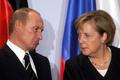 Angela Merkelová a Vladimir Putin