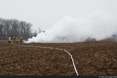 Nedaleko Terezína spadl vrtulník
