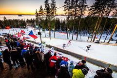 MS v biatlonu 2015, štafeta M: fanoušci