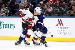 NHL: New Jersey Devils vs. Tampa Bay Lightning (Havlát)