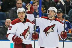 NHL: Arizona Coyotes at Edmonton Oilers (Martin Erat)