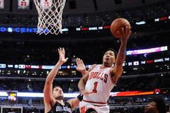 NBA: Orlando Magic vs. Chicago Bulls (Derrick Rose v akci)