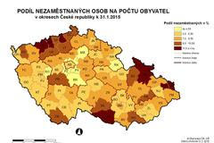 Nezaměstnanost leden 2015