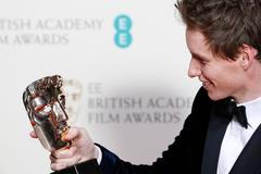 Eddie Redmayne na cenách BAFTA