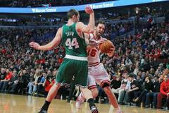 NBA: Boston Celtics at Chicago Bulls