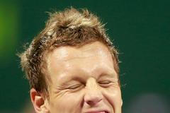 Tomáš Berdych na turnaji v Dauhá