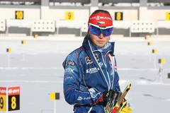 Biatlon v NMNM, těsně před prvními závody (2015) Puskarčíková