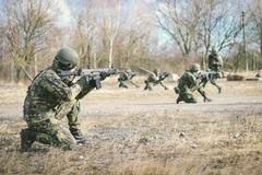 Logistici trénovali v osadě Velcí v Brdech