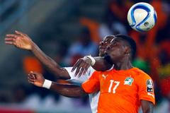 Yannik Bolasie a Serge Aurier v Poháru afrických národů