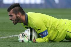 Přípravné utkání české jednadvacítky proti Nizozemí (brankář Koubek)