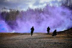 Logistici trénovali v v osadě Velcí v Brdech