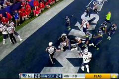 Rvačka na závěr 49. Super Bowlu