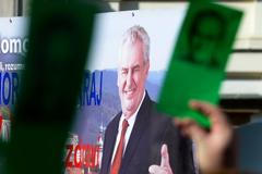 Demonstrace na podporu Miloše Zemana