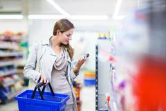 Nakupování, supermarket, ilustrační foto