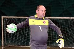 Miroslav Pelta chytá penalty