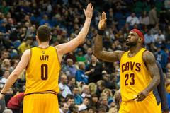 NBA: Cleveland Cavaliers at Minnesota Timberwolves