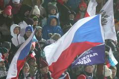 Biatlon, SP NMNM, smíšená štafeta: fanoušci