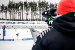 Tak vypadá závodiště v Kontiolahti