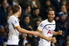 PL, Tottenham - Chelsea: Harry Kane a Andros Townsend slaví gól v síti Chelsea